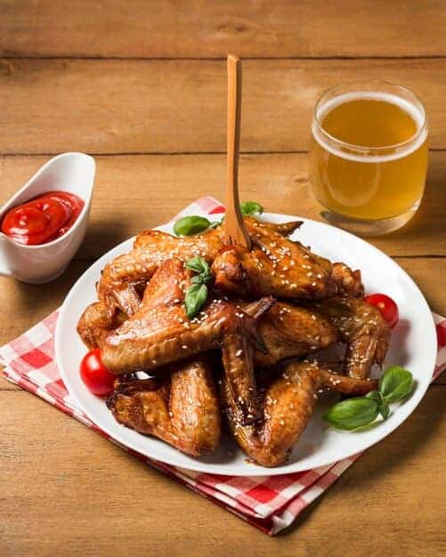 Barbecue Boneless Chicken Wings 